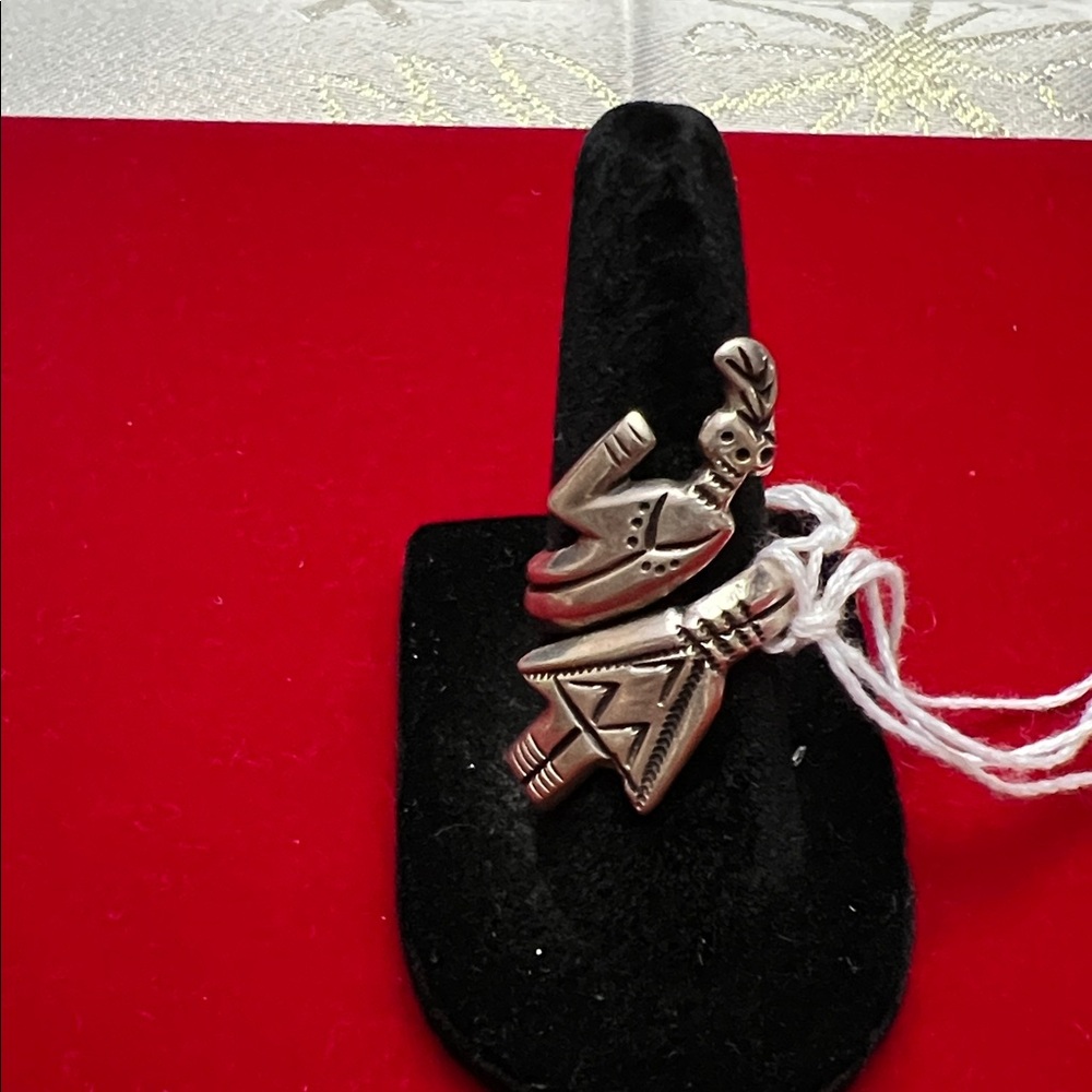 Silver Tribal Design Ring